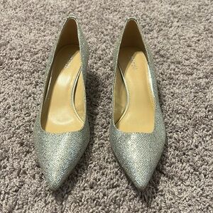 Michael Kors Silver heels.